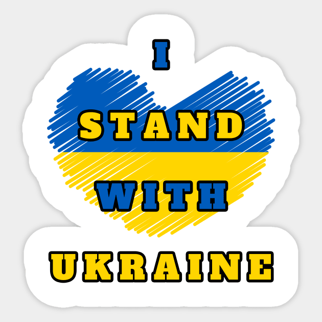 I Stand with Ukraine Sweatshirt, Pray for Ukraine Shirt, Support Ukraine Tee, Pray for Ukraine Shirt, Ukraine Peace Shirt, Stop the War Tee Sticker by black lynx